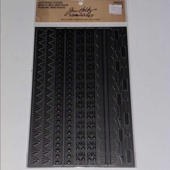 Tim Holtz Idea-ology Black Border Stickers - Picture 1 of 12